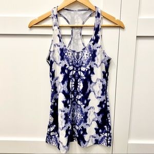 Lululemon Cool Racerback Blue Shibori Tie Dye 8